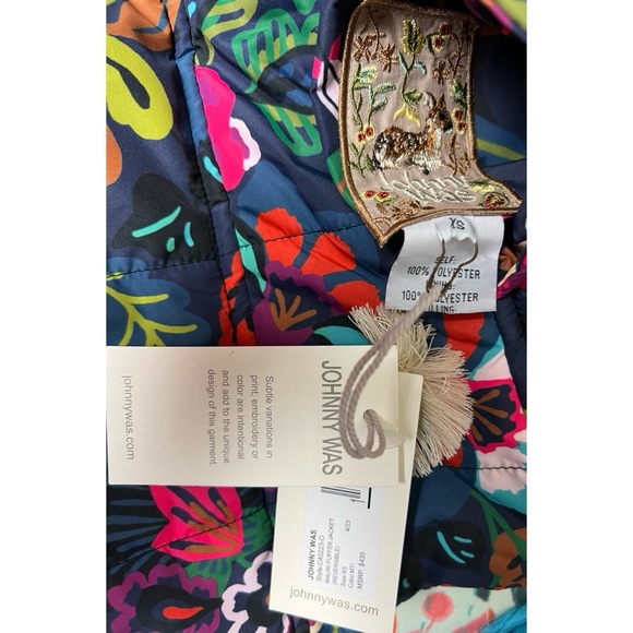 Johnny Was Mauri Reversible Puffer Jacket XS - Picture 16 of 16